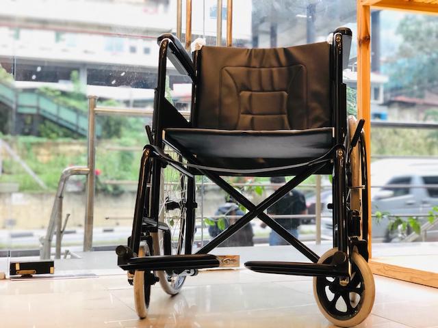 BASIC WHEELCHAIR WITH HARD TIRE - SMW 01 - Image 2