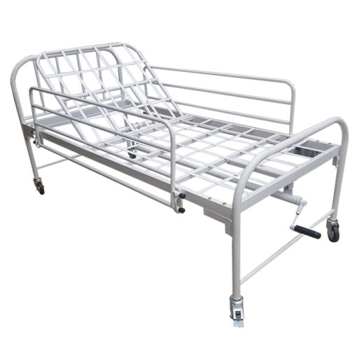 Hospital Bed Two Fold Iron Mesh Wheelchair.lk