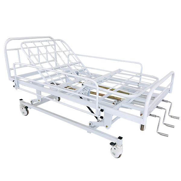 A003 THREE FUNCTION HOSPITAL BED - IRON MESH